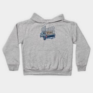 Crate truck Kids Hoodie